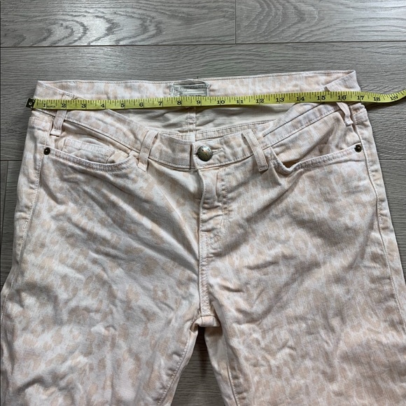 Current/Elliott The Stiletto Skinny Jeans in Dusty Peach Leopard - Picture 11 of 16